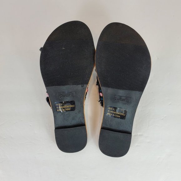 NEW X-BAND EMBELLISH SANDAL BLACK DEMI - Picture 5 of 5